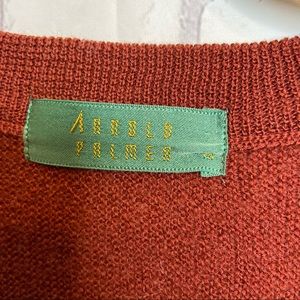 Vintage Arnold Palmer burnt orange 100% wool sweater M